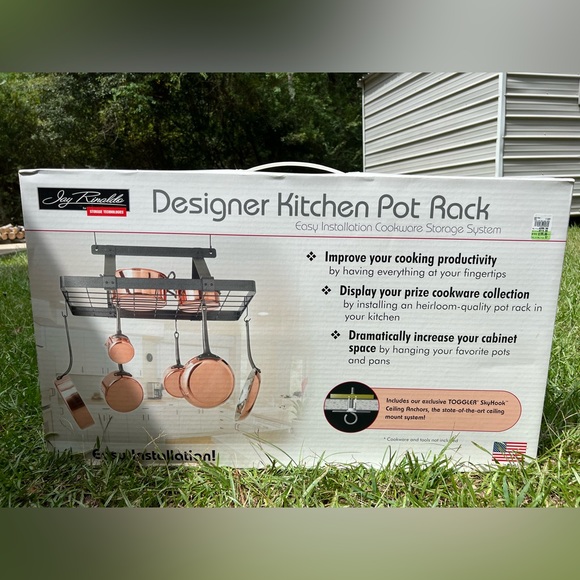 Designer kitchen pot rack - Picture 2 of 3